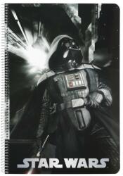 Safta Caiet cu spira A4, 80 file, colectia Star Wars - Darth Vader (511501066)