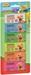 ALPINO Plastilina neon, 6 culori x 30 grame/blister, ALPINO (MS-DP000936) - officegarage