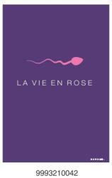 Born2Be Felicitare BORN 2B, La vie en rose (9993210042)