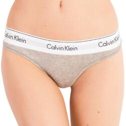 Calvin Klein Tanga damă Calvin Klein mărimi mari gri (QF5117E-020) XXL (154682)