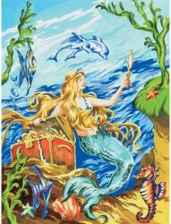 Royal & Langnickel Prima mea pictura pe numere junior mica, Sirena (PJS19) Carte de colorat
