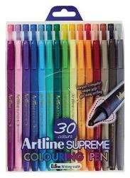 Artline Liner ARTLINE Supreme, varf fetru 0.6mm, 30 culori/set (EPFS-210/30W) - officegarage