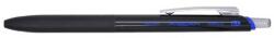 PENAC Pix PENAC X-Beam XBM-107, rubber grip, 0.7mm, clema metalica, corp negru - scriere albastra (P-BP0207-BL-03)