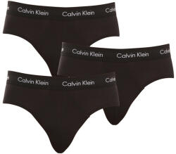 Calvin Klein 3PACK slipuri bărbați Calvin Klein negre (U2661G-XWB) S (150006)