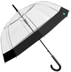 Perletti Umbrela ploaie transparenta cu bordura neagra (PTT26214)