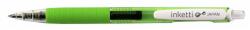 PENAC Pix cu gel PENAC Inketti, rubber grip, 0.5mm, corp verde lime transparent - scriere verde lime (P-BA3601-21EF) - officegarage