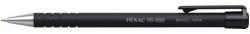 PENAC Pix PENAC RB-085B, rubber grip, 0.7mm, varf metalic, corp negru - scriere neagra (P-BA1002-06F) - officegarage