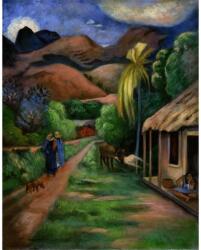 Royal & Langnickel Set pictura pe panza, Drum montan (POM-SET4) Carte de colorat