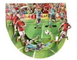 Santoro Felicitare 3D PopnRock Meci de fotbal (PR089)