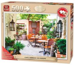 King Puzzle 500 piese Terrace In Europe (KG05532) Puzzle