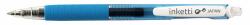 PENAC Pix cu gel PENAC Inketti, rubber grip, 0.5mm, corp bleu transparent - scriere bleu (P-BA3601-20EF)