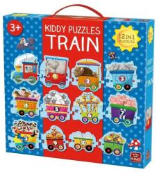 King Puzzle mare 12 in 1 tren, 50 piese (KG05442)