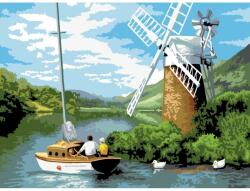 Royal & Langnickel Pictura creativa pe numere avansati, Moara de apa (PAL7) Carte de colorat