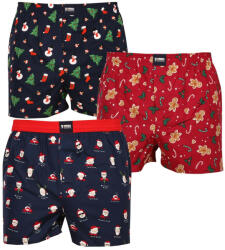 Happy Shorts 3PACK Boxeri largi bărbați Happy Shorts multicolori (HS 2838586) XL (172494)