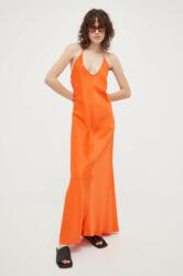 Herskind ruha narancssárga, maxi, egyenes - narancssárga 36
