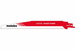 Metabo Kardfűrészlap carbine wood+metal 225x1, 25mm (626560000) (626560000)