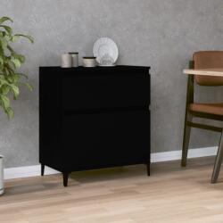 vidaXL Servantă, negru, 60x35x70 cm, lemn prelucrat (819685) Comoda