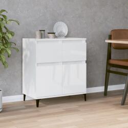 vidaXL Servantă, alb extralucios, 60x35x70 cm, lemn prelucrat (819686) Comoda