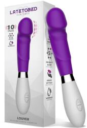 LATETOBED Louver Silicone Vibe Purple Vibrator