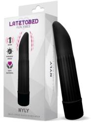 LATETOBED Nyly Multi-Speed Stimulator Black Vibrator