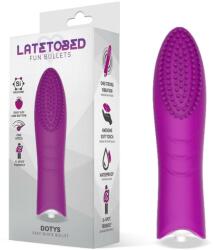 LATETOBED Dotys Easy Quick Vibrating Bullet Silicone Purple Vibrator