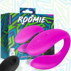 INTOYOU Roomie Couples Vibrator Liquid Silicone Remote Control Pink Vibrator