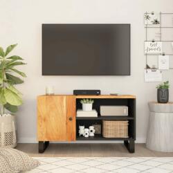 vidaXL tömör akácfa és szerelt fa TV-szekrény 80 x 33 x 46 cm (351963)