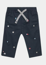 Tommy Hilfiger Pantaloni din material KN0KN01617 Bleumarin Regular Fit