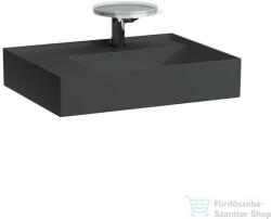 Laufen Kartell By Laufen 60x46 cm-es mosdó 1 csaplyukkal, Graphite matt H8183357581111 (H8183357581111)