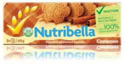 Nutribella keksz fruktózzal fahéjas 105 g - menteskereso