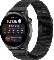  MILANESE Curea universala metalica pentru ceasuri cu o latime de 22mm neagra