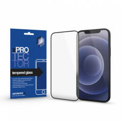 XPRO Tempered Glass 0.33 Full 3D Black FG kijelzővédő üveg Apple iPhone 12 / 12 Pro készülékhez