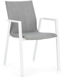  ODEON prémium kültéri szék - szürke/fehér (BIZ-0663328)
