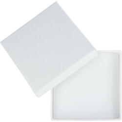  Díszdoboz, fehér papírdoboz s, 93x93x31 mm (gtad9393f)