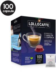 Lollo Caffé 100 Capsule Lollo Caffe Espresso Argento - Compatibile A Modo Mio