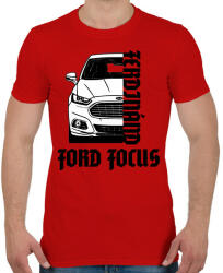 printfashion Ford Focus saját névvel - Férfi póló - Piros (13252676)