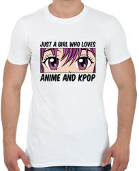 printfashion Anime és kpop - Férfi póló - Fehér (13218102)