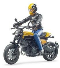 BRUDER bworld Scrambler Ducati motorkerékpárral sofőrrel (63053) 46124