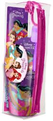 Princess Disney Set voiaj copii +3 ani Pasta dinti 75 ml, pahar apa si Periuta dinti Soft cu capac si ventuza