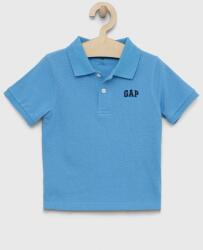 GAP gyerek pamut póló nyomott mintás - kék 50-56