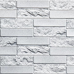 ANRO Wall Flexpanel PVC falburkoló lap - Modern szürke tégla vegyes felülettel, műanyag falburkoló (TP10019927 - Brick Facing Concrete)