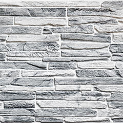 ANRO Wall Flexpanel PVC falburkoló lap - Keskeny, hasított kő mintás burkolólap műanyagból (szürke) (TP10019929 - Slate dark grey)