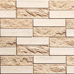 ANRO Wall Flexpanel PVC falburkoló lap - Modern bézs tégla vegyes felülettel, műanyag falburkoló (TP10013971 - Beige brick facing)