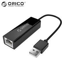 Orico Placa de retea USB 2.0 Orico UTJ-U2 negru (UTJ-U2-BK)
