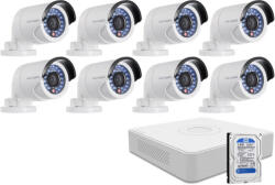  8 infrakamerás HIKVISION HDTVI - kontaktor