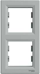 Schneider Electric Asfora - EPH5810261 - Kettes keret, függőleges, alumínium (EPH5810261)