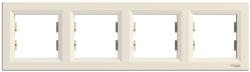 Schneider Electric Asfora - EPH5800423 - Négyes keret, vízszintes, bézs (EPH5800423)