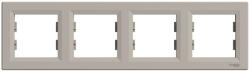 Schneider Electric Asfora - EPH5800469 - Négyes keret, vízszintes, bronz (EPH5800469)