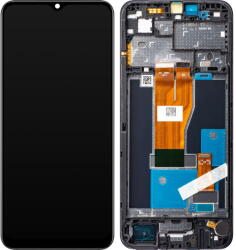 Realme Piese si componente Display - Touchscreen Realme Narzo 50i Prime / Realme C30, Cu Rama, Negru, Service Pack 4130279 (4130279) - pcone