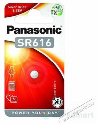 Panasonic SR-616 1, 55V ezüst-oxid óraelem 1db/csomag